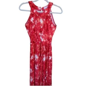 Calvin Klein Halter Style Floral Knit Maxi Size 2